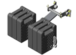 Комплект задних противовесов для тракторов BERCOMAC (арт.700246-6)
